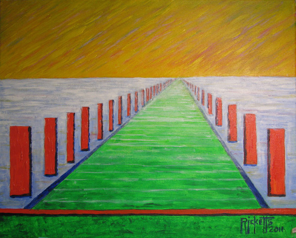 Ocean Road with Bars by Danny Ricketts