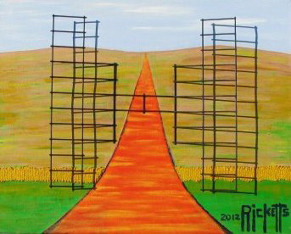 Orange Road to Horizon by Danny Ricketts