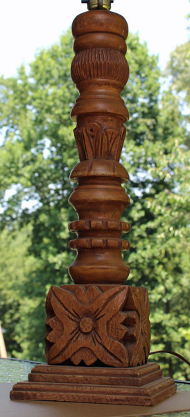 Carved Lamp by Danny Ricketts