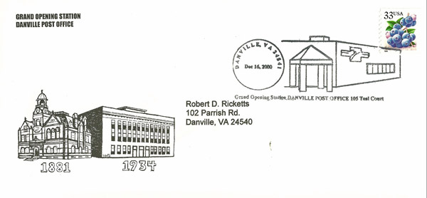 First Day Cover Post Office by Danny Ricketts