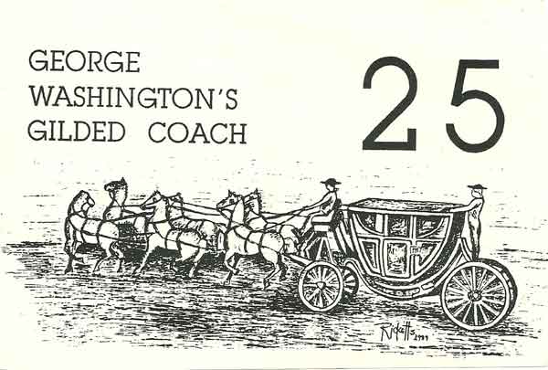 George Washington Coach Stamp © Danny Ricketts
