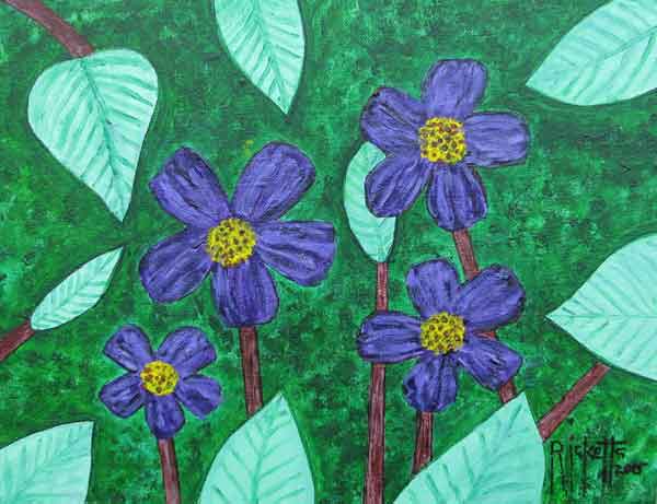 Four Violets © Danny Ricketts