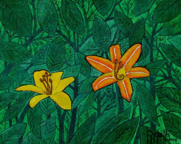 Two Daylilies © Danny Ricketts