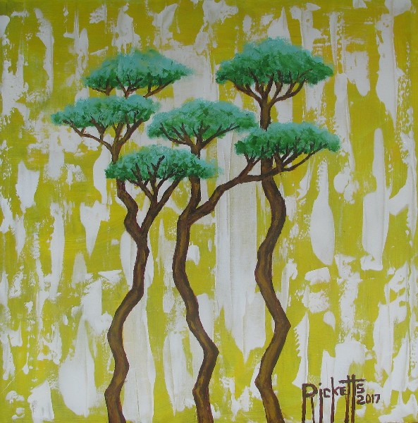 Trees on Yellow and White © Danny Ricketts
