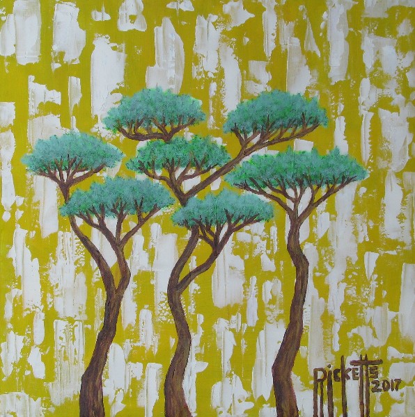 Trees on Yellow and White © Danny Ricketts